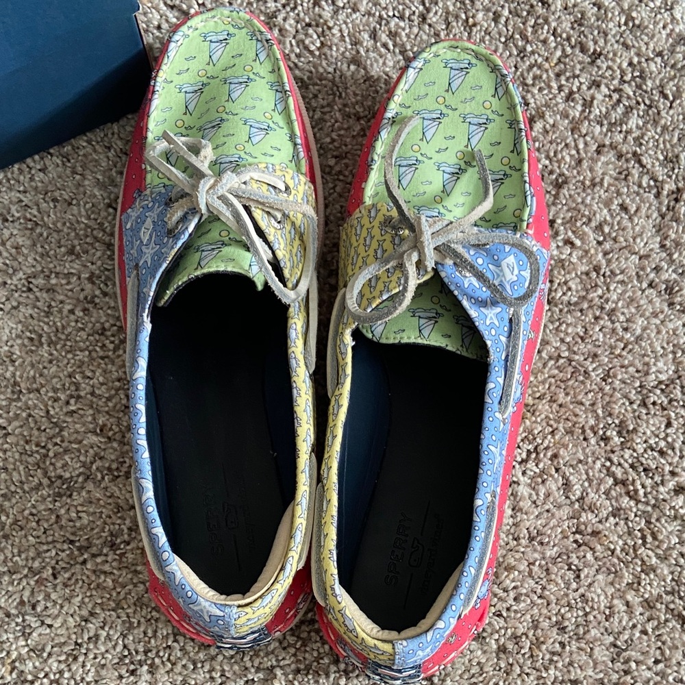 Sperry x vineyard vines collab patchwork Boat Sho… - image 3